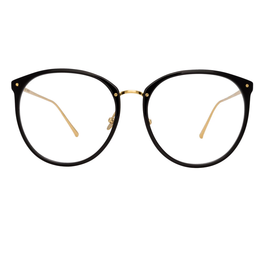 Linda Farrow The Kings | Oversized Optical Frame In Black (C7) 2 Linda Farrow The Kings | Oversized Optical Frame In Black (C7)