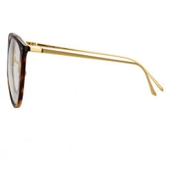 Linda Farrow The CORE Optical Collection The Kings | Oversized Optical Frame In Tortoiseshell (C9)