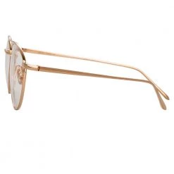 Linda Farrow Caine C1 Aviator Optical Frame