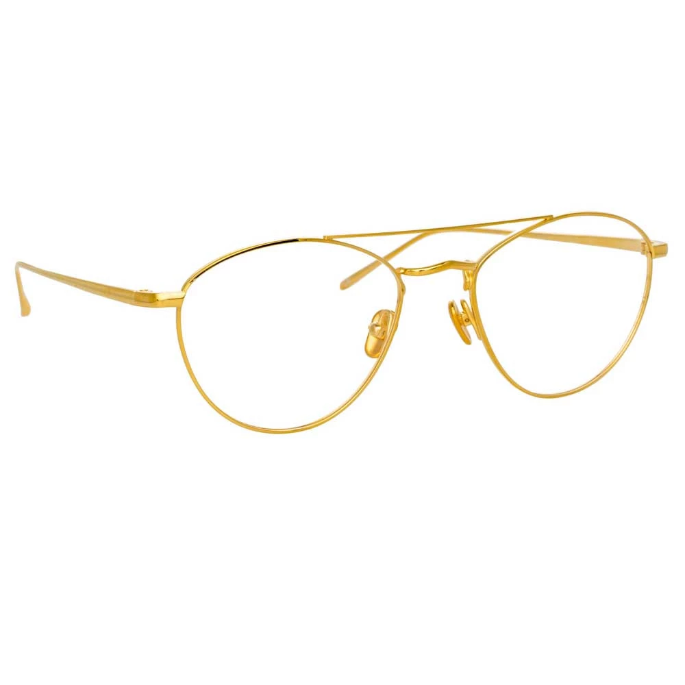 Linda Farrow Caine C8 Aviator Optical Frame 2 Linda Farrow Caine C8 Aviator Optical Frame