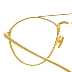 Linda Farrow Caine C8 Aviator Optical Frame 7 Linda Farrow Caine C8 Aviator Optical Frame