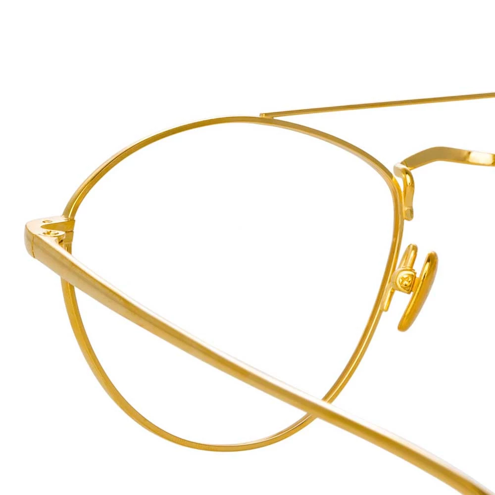 Linda Farrow Caine C8 Aviator Optical Frame 4 Linda Farrow Caine C8 Aviator Optical Frame