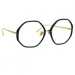 Linda Farrow The Alona | Oversized Optical Frame In Black (C10) The CORE Optical Collection 7 Linda Farrow The Alona | Oversized Optical Frame In Black (C10) The CORE Optical Collection
