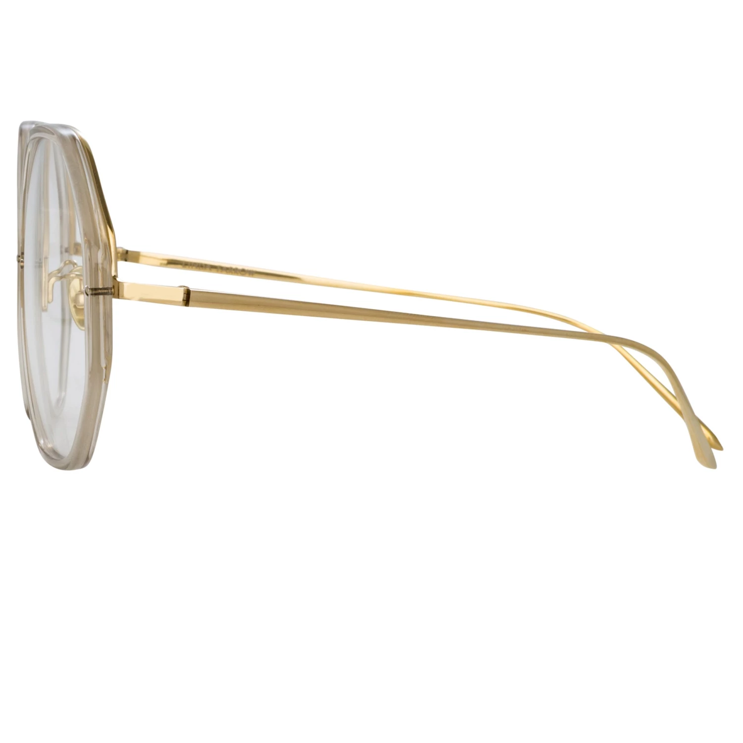 LINDA FARROW (U.K.) Alona Oversized Optical Frame In Truffle The LINDA FARROW Spring/Summer '22 Collection 4 LINDA FARROW (U.K.) Alona Oversized Optical Frame In Truffle The LINDA FARROW Spring/Summer '22 Collection