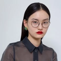 LINDA FARROW UK Women's The Adams | Oval Optical Frame In Brown And Rose Gold (C4)