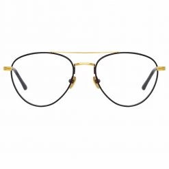 Linda Farrow Brodie C8 Aviator Optical Frame