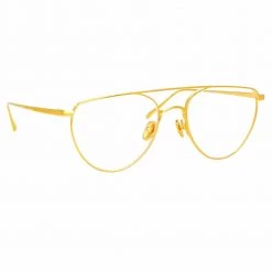 Linda Farrow Auguste C1 Aviator Optical Frame