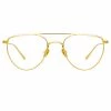 Linda Farrow Auguste C1 Aviator Optical Frame