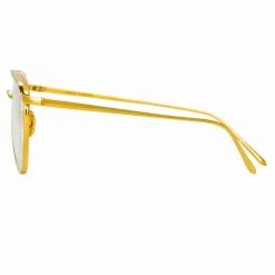 Linda Farrow Auguste C1 Aviator Optical Frame