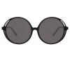 Linda Farrow Bianca Round Sunglasses In Black Women's