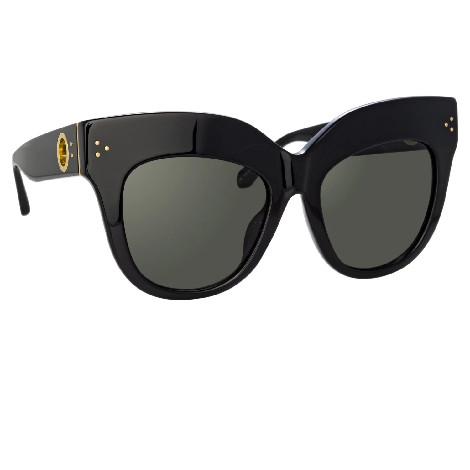 Linda Farrow Women's The Dunaway | Oversized Sunglasses In Black Frame (C1) 3 Linda Farrow Women's The Dunaway | Oversized Sunglasses In Black Frame (C1)