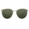 Linda Farrow Women's Calthorpe Oval Sunglasses In Clear