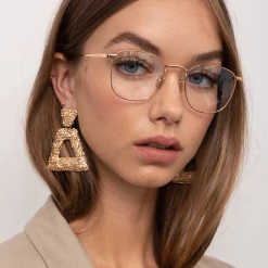 Linda Farrow The Simon | Square Optical Frame In Rose Gold (C8) The CORE Optical Collection 9 Linda Farrow The Simon | Square Optical Frame In Rose Gold (C8) The CORE Optical Collection