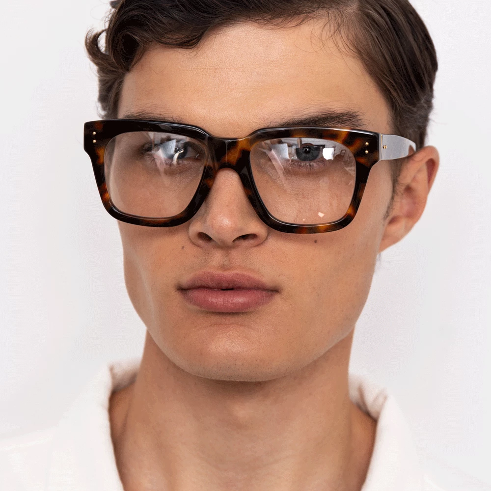 Linda Farrow The CORE Optical Collection The Max | Men's Optical D-Frame In Tortoiseshell (C2) 2 Linda Farrow The CORE Optical Collection The Max | Men's Optical D-Frame In Tortoiseshell (C2)