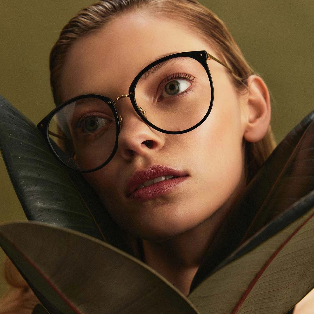 Linda Farrow The Kings | Oversized Optical Frame In Black (C7) 1 Linda Farrow The Kings | Oversized Optical Frame In Black (C7)