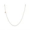 LINDA FARROW (U.K.) Cream Small Oval Acetate Chain