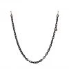 LINDA FARROW (U.K.) The LINDA FARROW Spring/Summer '22 Collection Black Small Square Acetate Chain