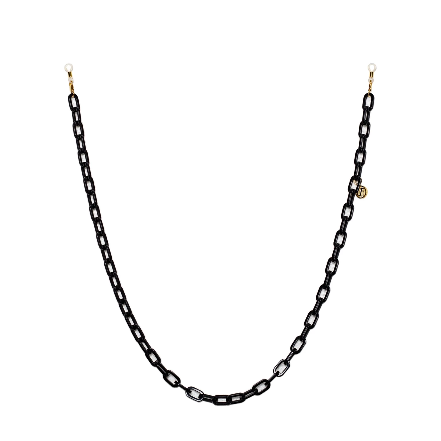 LINDA FARROW (U.K.) The LINDA FARROW Spring/Summer '22 Collection Black Small Square Acetate Chain 1 LINDA FARROW (U.K.) The LINDA FARROW Spring/Summer '22 Collection Black Small Square Acetate Chain