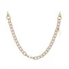 LINDA FARROW (U.K.) Accessories Ash Oval Link Acetate Chain