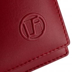 LINDA FARROW UK Accessories Red Leather Sunglasses Case