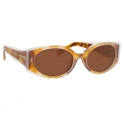 Matthew Williamson Bluebell Cat Eye Sunglasses In Tortoiseshell Women's