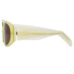 Matthew Williamson Bluebell Cat Eye Sunglasses In Yellow Women's