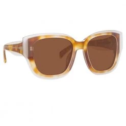 Matthew Williamson Senna D-Frame Sunglasses In Tortoiseshell Women's