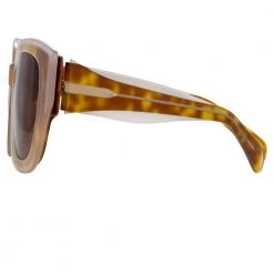 Matthew Williamson Senna D-Frame Sunglasses In Tortoiseshell Women's