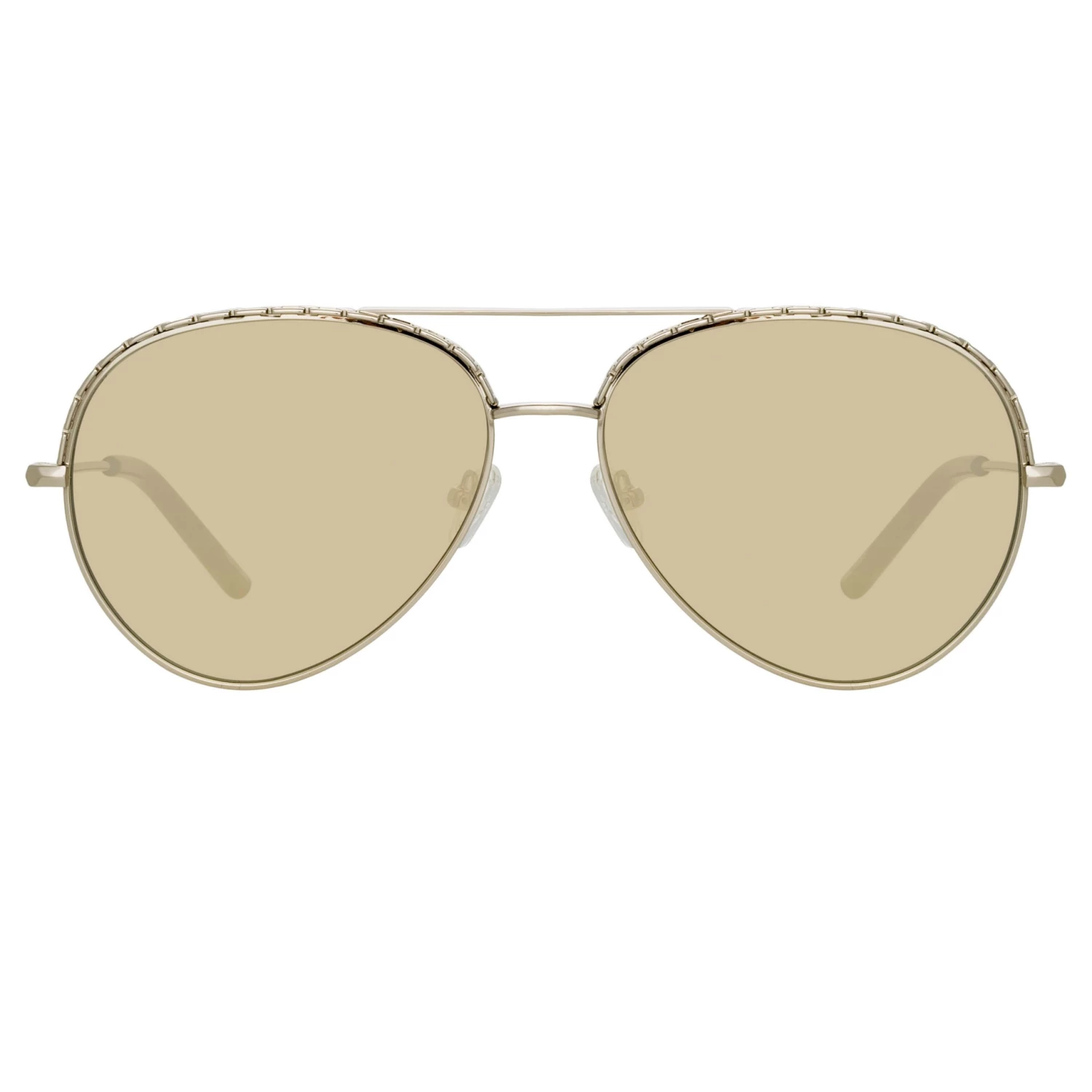 Matthew Williamson Magnolia Sunglasses In Silver 1 Matthew Williamson Magnolia Sunglasses In Silver