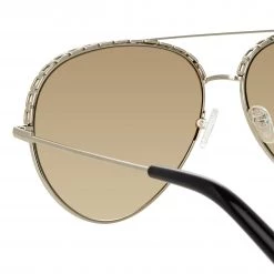 Matthew Williamson Magnolia Sunglasses In Silver 7 Matthew Williamson Magnolia Sunglasses In Silver
