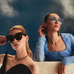 Linda Farrow Women's Dunaway Oversized Sunglasses In Blue