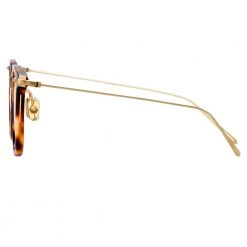 Linda Farrow Linear Stern A C7 Square Optical Frame 6 Linda Farrow Linear Stern A C7 Square Optical Frame