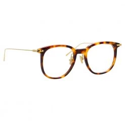 Women's Linda Farrow Linear Stern C7 Square Optical Frame