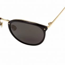 Linda Farrow The Calthorpe | Oval Sunglasses In Black Frame (C13)