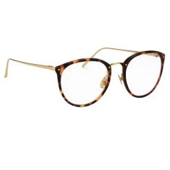 Linda Farrow The CORE Optical Collection The Calthorpe | Men's Oval Optical Frame In Tortoiseshell (C15)