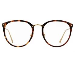 Linda Farrow The CORE Optical Collection The Calthorpe | Men's Oval Optical Frame In Tortoiseshell (C15)