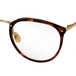 Linda Farrow The CORE Optical Collection The Calthorpe | Men's Oval Optical Frame In Tortoiseshell (C15)