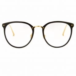 Linda Farrow The Calthorpe | Oval Optical Frame In Black (C1)