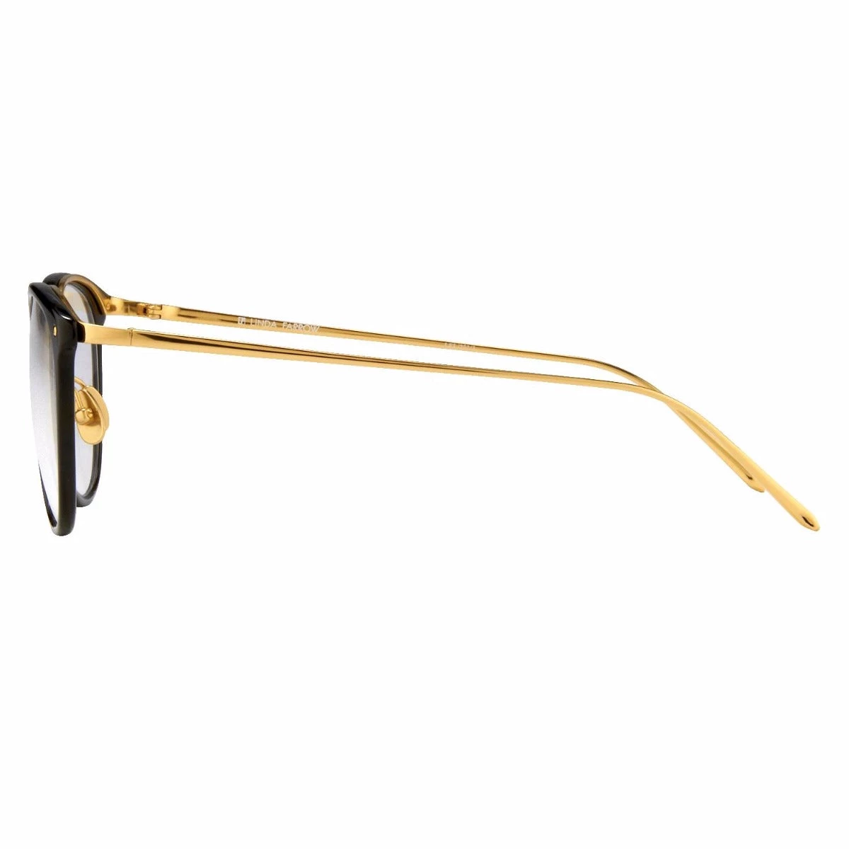 Linda Farrow The CORE Optical Collection The Calthorpe | Mens' Oval Optical Frame In Black (C1) 4 Linda Farrow The CORE Optical Collection The Calthorpe | Mens' Oval Optical Frame In Black (C1)