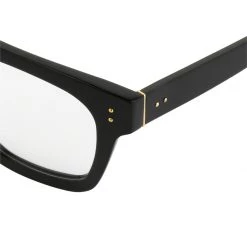 Linda Farrow The CORE Optical Collection The Max | Optical D-Frame In Black (C1) 9 Linda Farrow The CORE Optical Collection The Max | Optical D-Frame In Black (C1)
