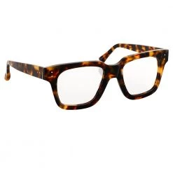 Linda Farrow The Max | Optical D-Frame In Tortoiseshell (C2) The CORE Optical Collection