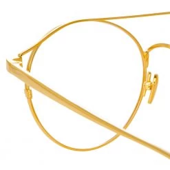 Aviator Linda Farrow Rayan C8 Oval Optical Frame